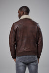 Real Leather Aviator Jacket