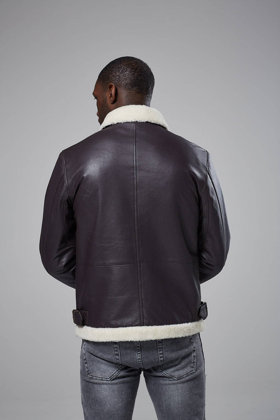 Real Leather Harrington