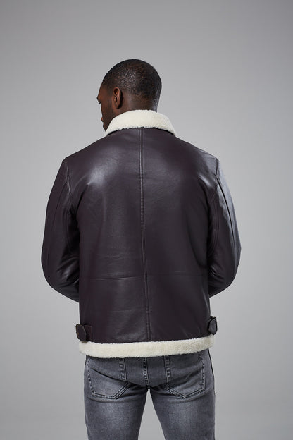 Real Leather Harrington