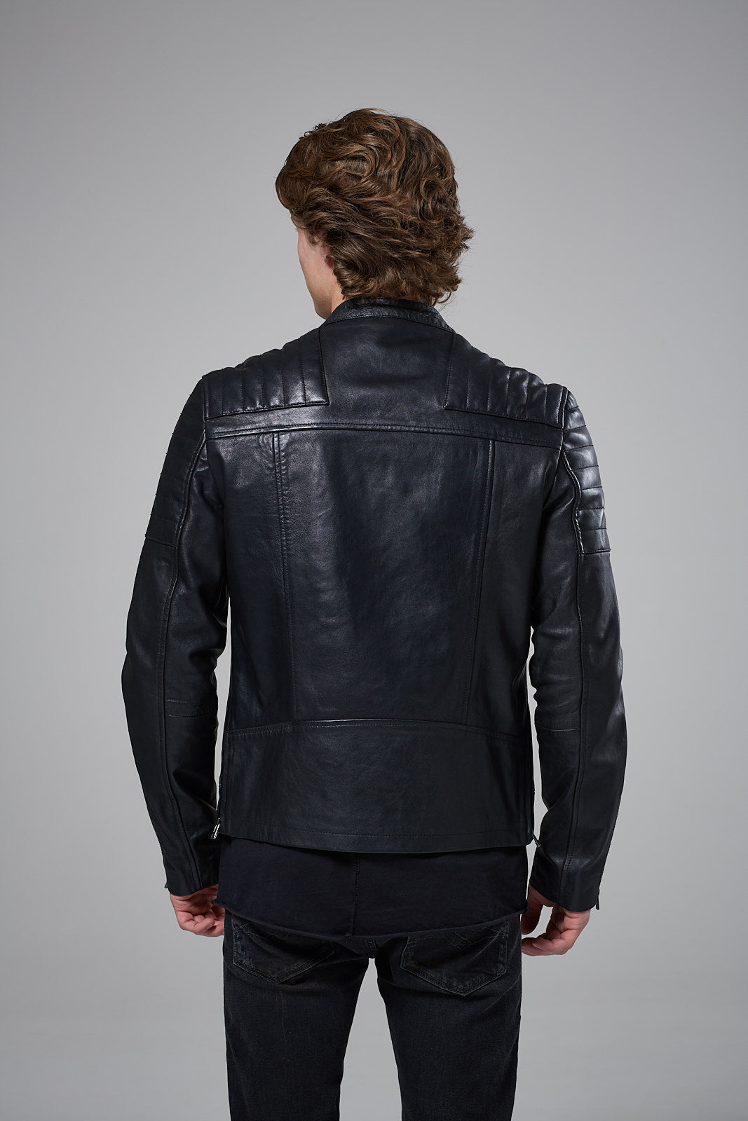 Real Leather Biker Jacket
