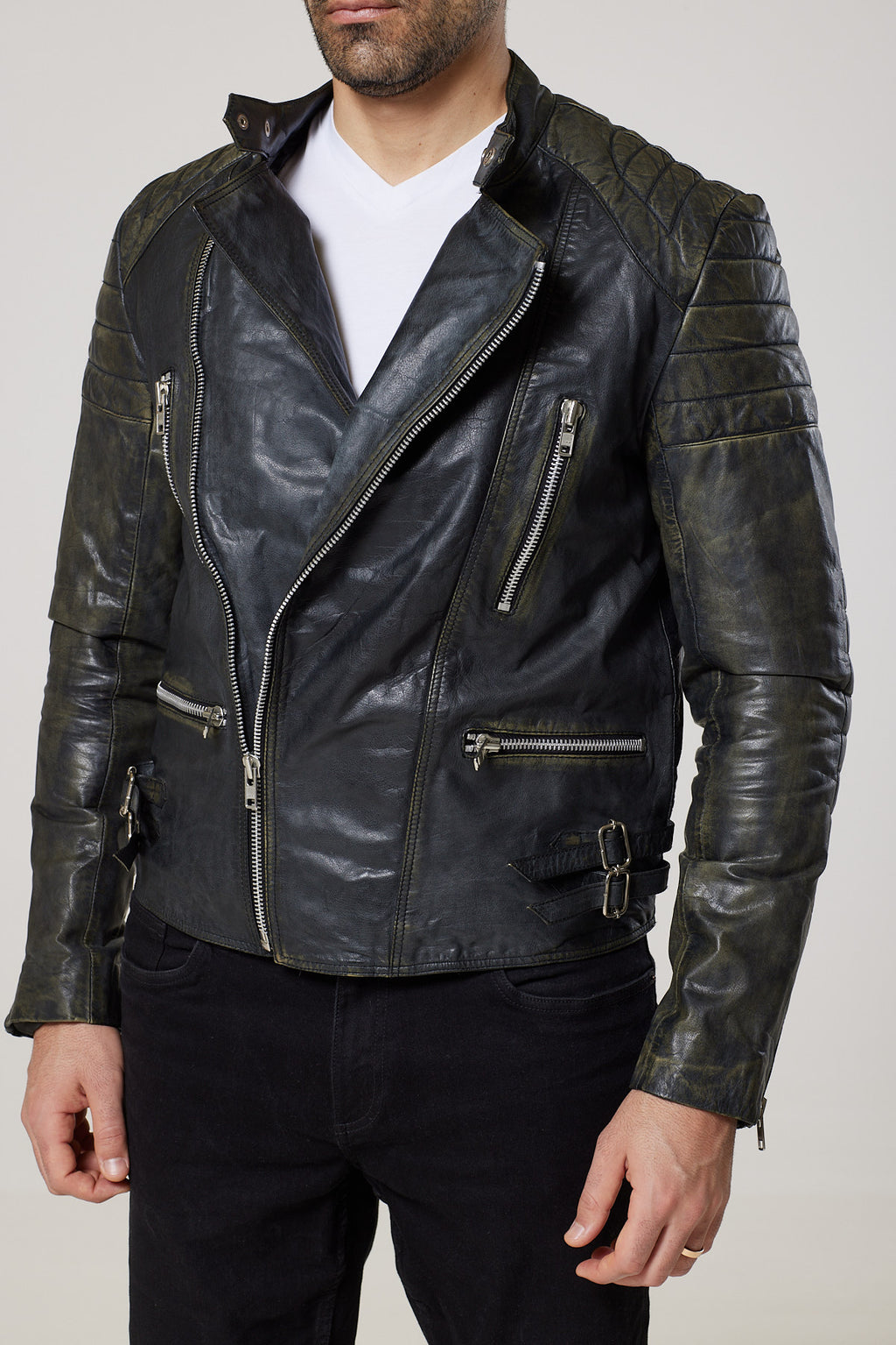 Stardust Leather Biker Jacket