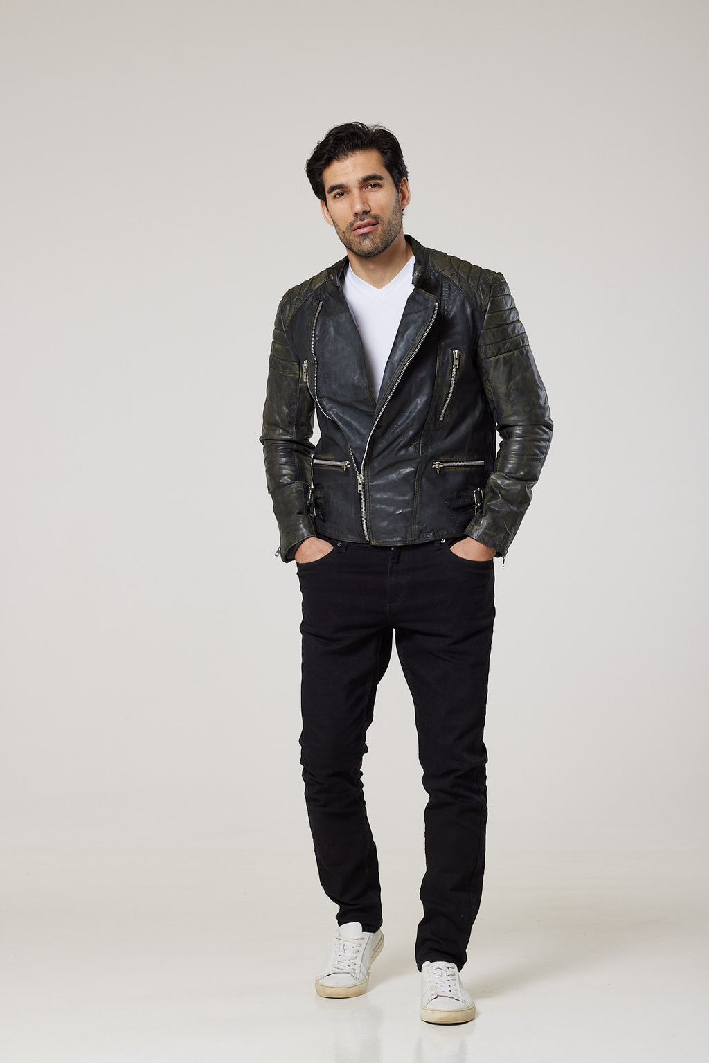Stardust Leather Biker Jacket