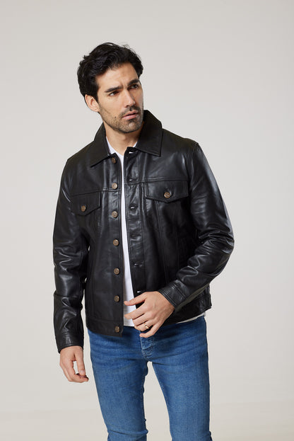 Real Leather Western Jacket (Phoenix)