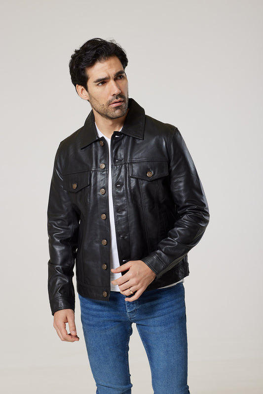 Real Leather Western Jacket (Phoenix)