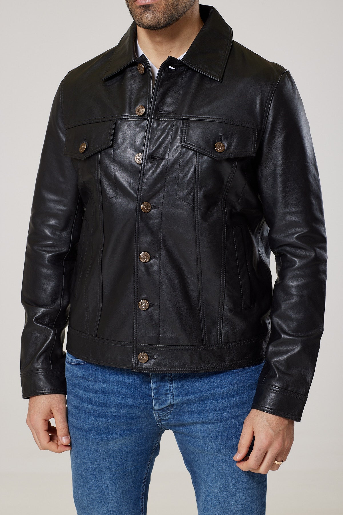 Real Leather Western Jacket (Phoenix)
