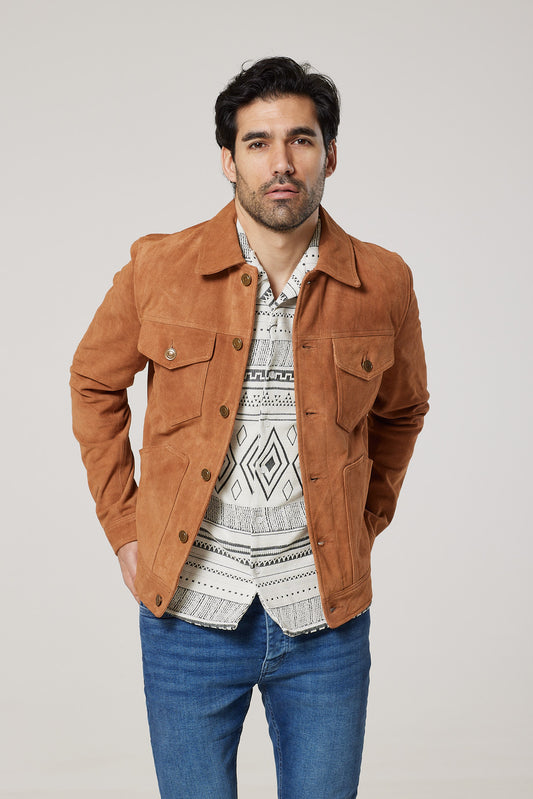 Real Suede Western Jacket (Phoenix)