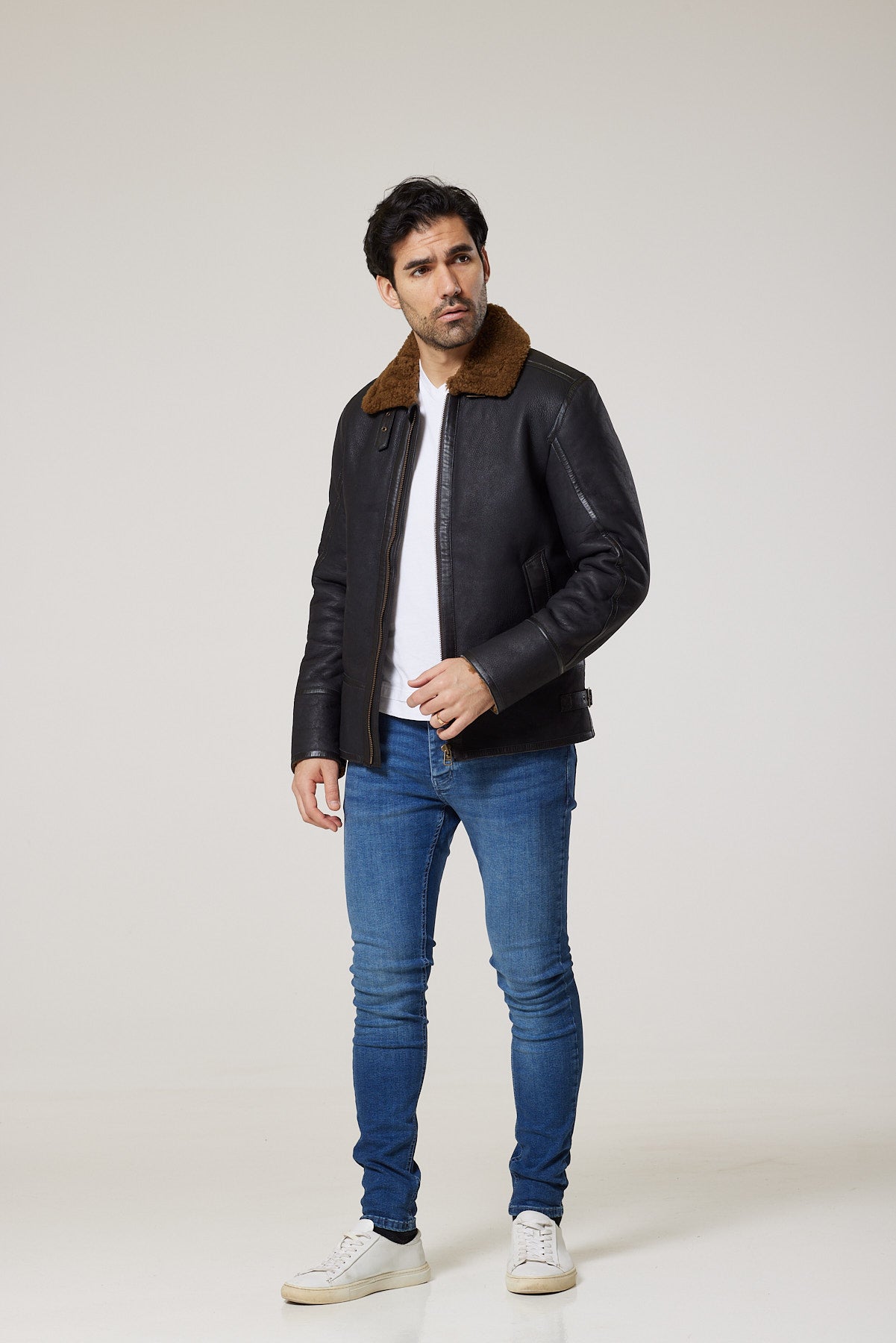Real Shearling Sheep Skin Jacket
