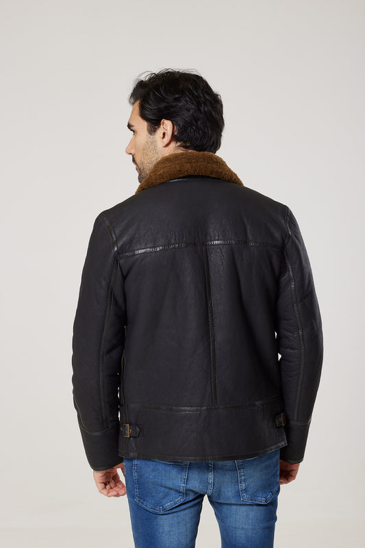 Real Shearling Sheep Skin Jacket