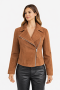 Suede Biker Jacket