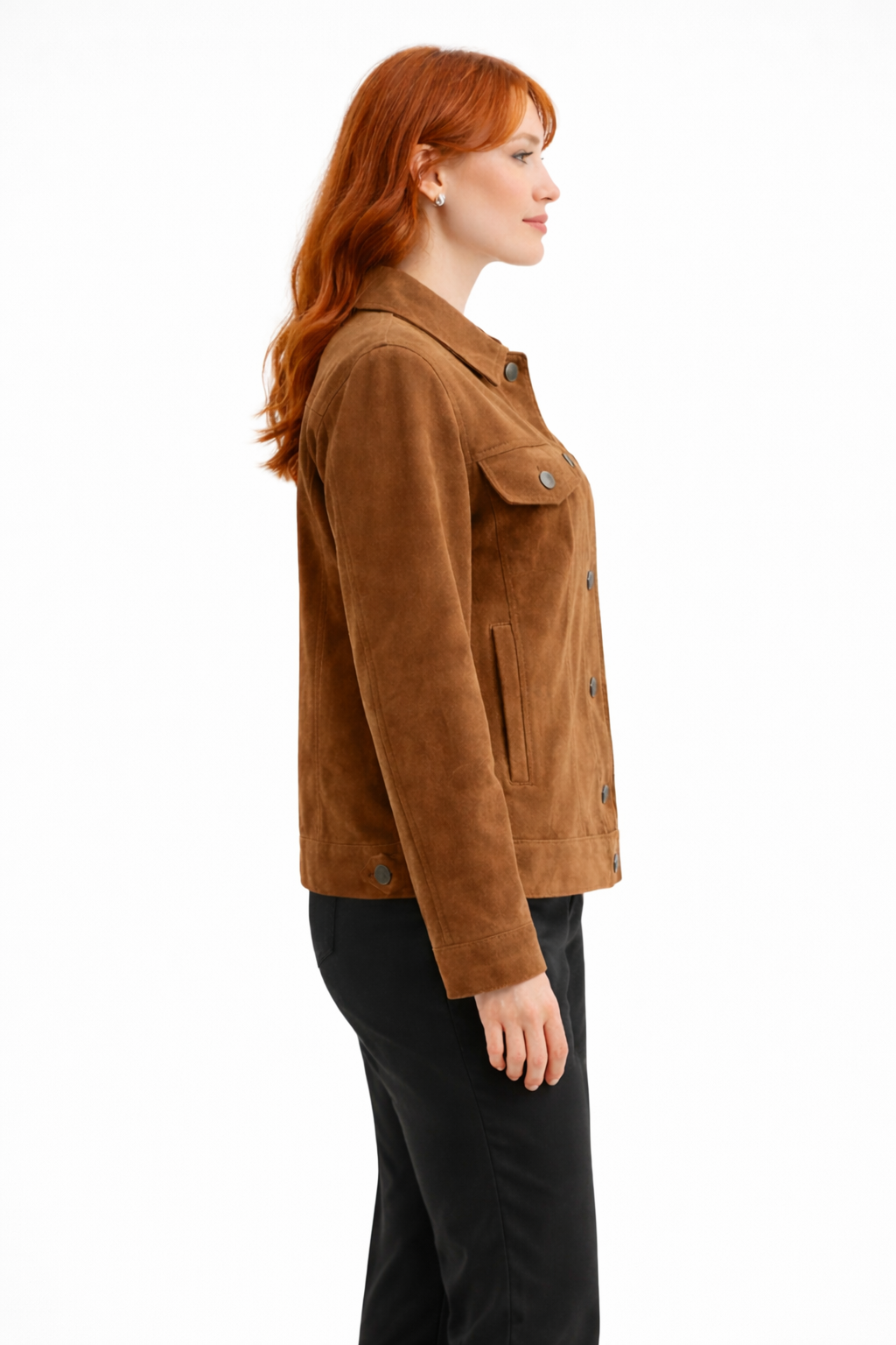 Suede Western Jacket Tan