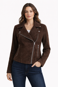 Suede Biker Jacket