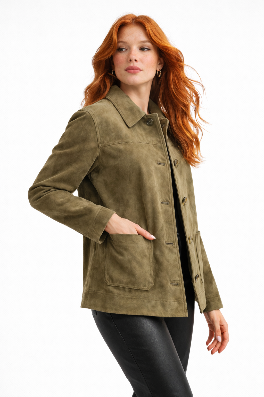 Suede Shacket
