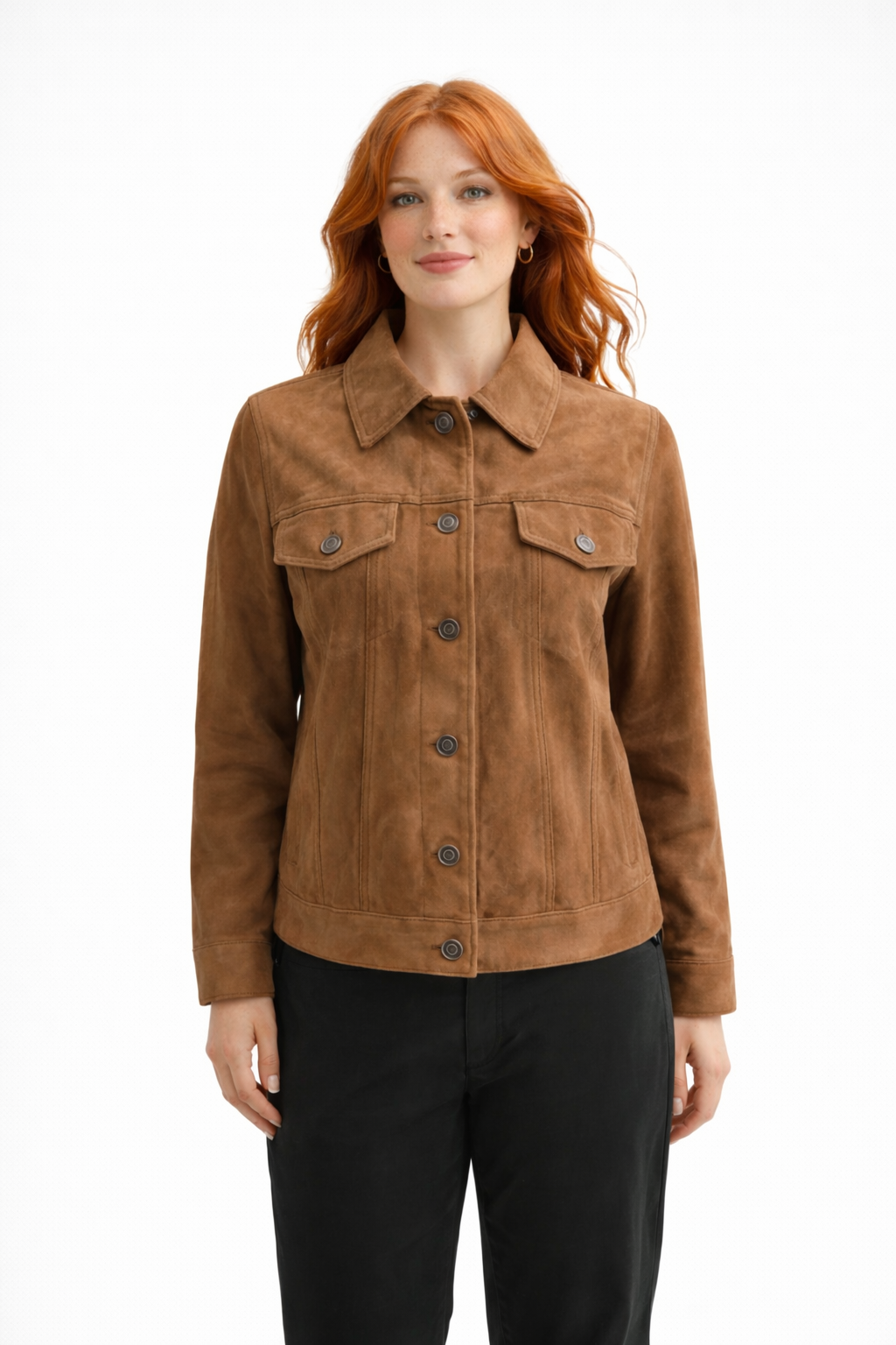Suede Western Jacket Tan